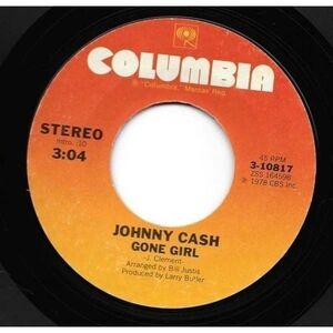 LP Johnny Cash - Gone Girl / I'm Alright Now